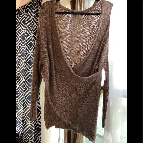 She and Sky Sweaters - Blush Wrap Sweater She and Sky Sweaters - Blush Wrap Sweater